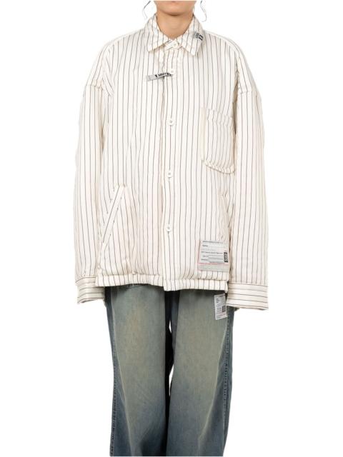 Maison MIHARAYASUHIRO Stripe Puffer Shirt