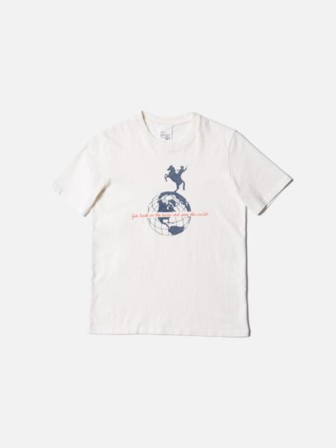 Nudie Jeans Joni Get Back T-Shirt Offwhite