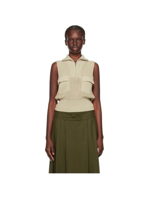 AYA MUSE Beige Pieri Vest