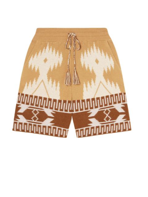 Alanui Cotton Piquet Icon Shorts