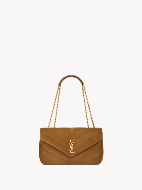 SAINT LAURENT LOULOU MEDIUM IN MATELASSÉ SUEDE