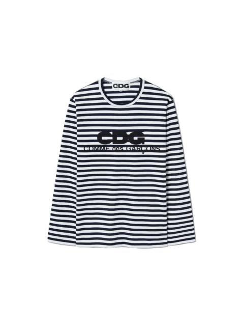 Comme Des Garçons Comme des Garcons Long Sleeved Stripe T-Shirt Navy