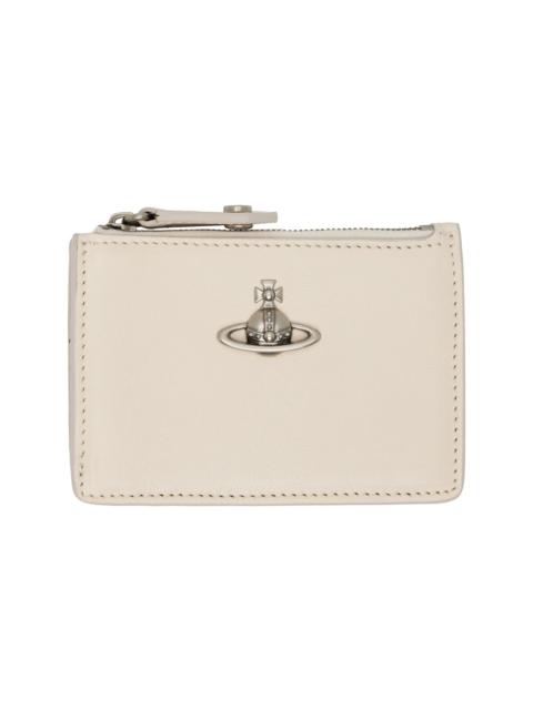 Vivienne Westwood Off-White Slim Long Card Holder