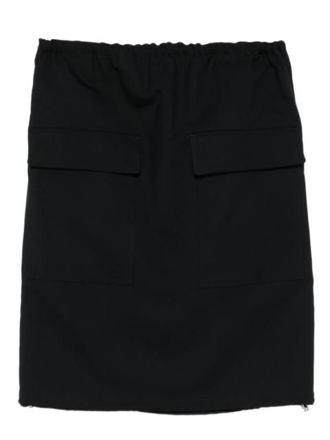 Plan C elasticated straight skirt