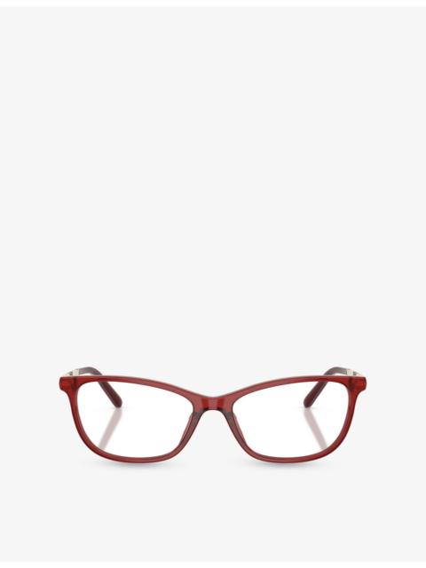 Miu Miu MU 09ZV Cat-Eye-Frame Acetate Optical Glasses