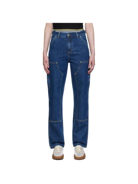 Carhartt Blue Nashua Double Knee Jeans