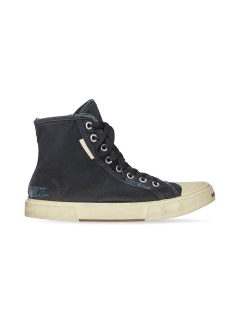 Men's Paris High Top Sneaker in Black