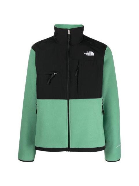 panelled fleece jacket