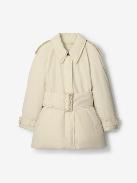 Burberry Belted Berryhill Padded Car Coat