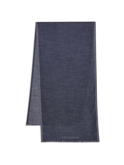 cashmere-blend jacquard scarf
