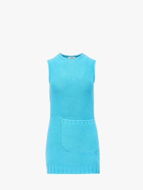 JW Anderson KNITTED MINI SHIFT DRESS