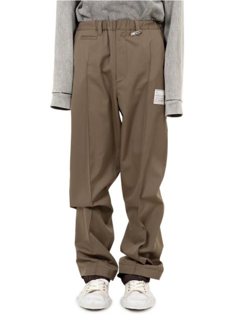 Maison MIHARAYASUHIRO Mix Layered Wool Gabardine Pants