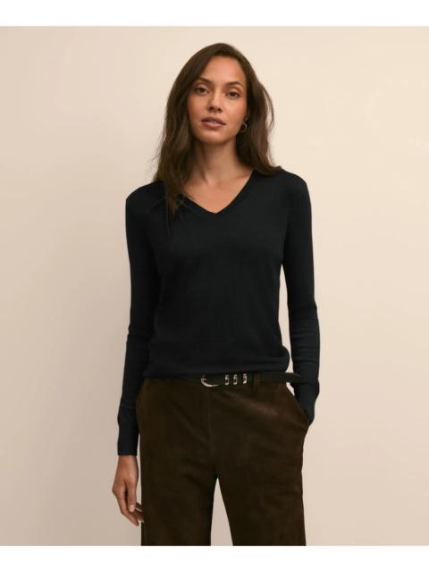 Brooks Brothers Ultimate Merino Wool V-Neck Sweater