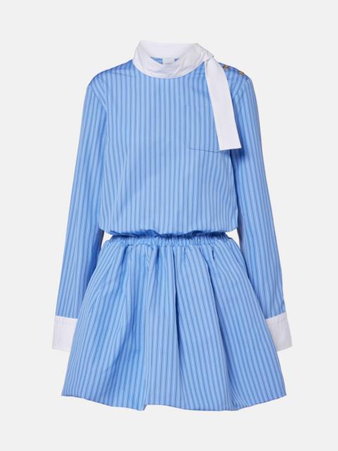 PATOU striped bubble dress