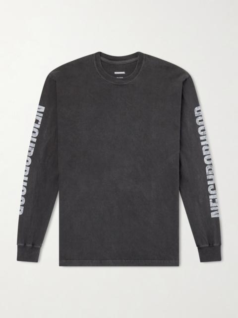 NEIGHBORHOOD Logo-Print Cotton-Jersey T-Shirt