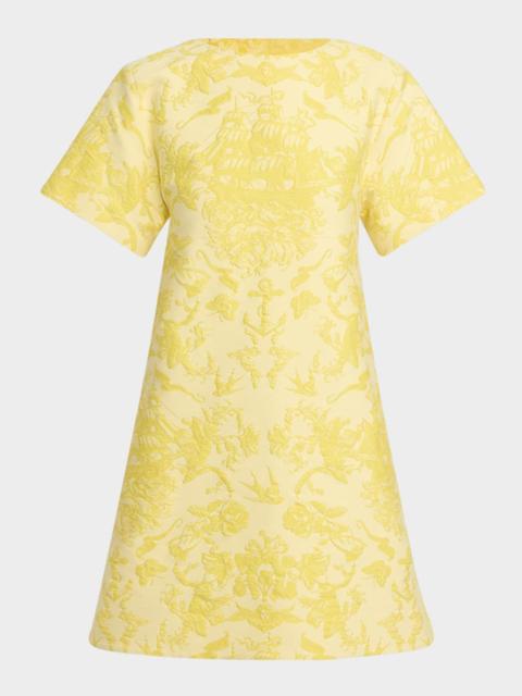 Alexander McQueen Jacquard Day Mini Dress