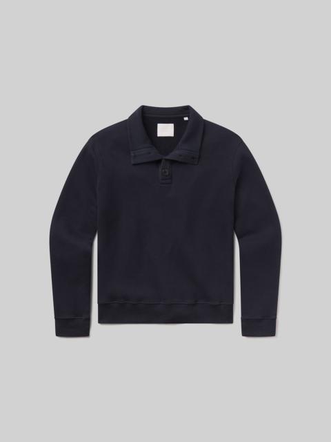Citizens of Humanity Half Button Pullover In Navy