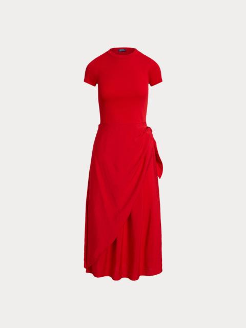 Polo Ralph Lauren Faux-Wrap Tee Dress