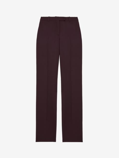 Alexander McQueen Straight Leg Tailored Trousers