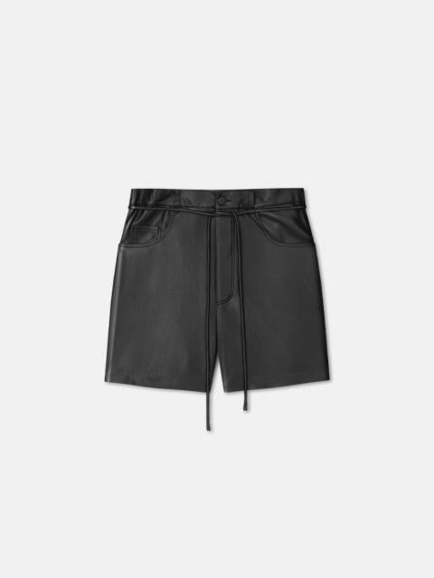 Nanushka Belted Okobor™ Alt-Leather Shorts