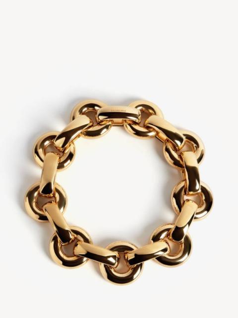 BALENCIAGA Women's Eisa Chain Choker in Shiny Gold