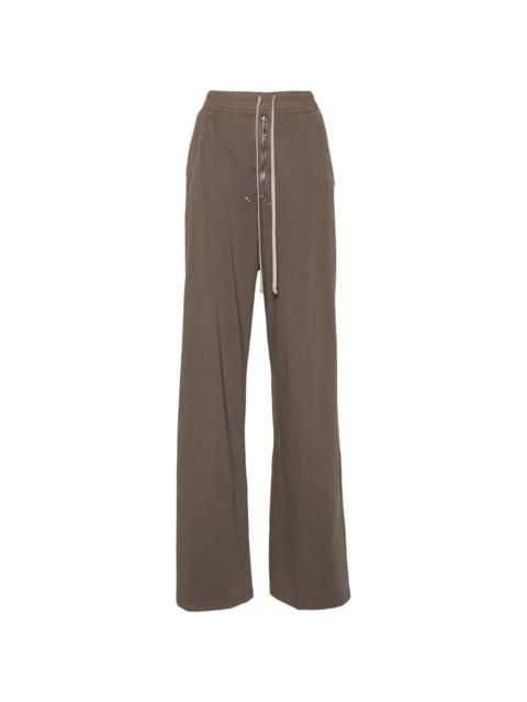 jersey straight trousers