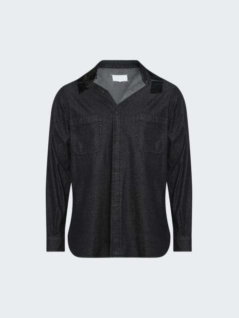 Maison Margiela Long Sleeve Shirt Medium Black