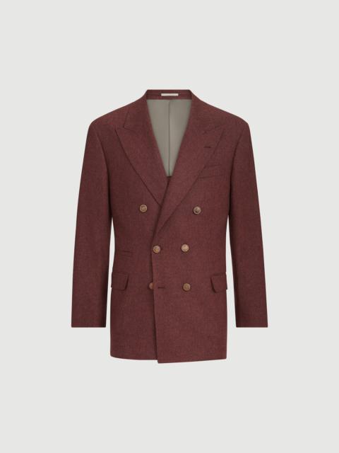Brunello Cucinelli Virgin wool and cashmere flannel Cavallo Tailor blazer