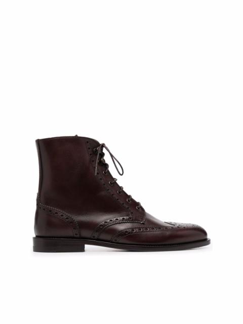SCAROSSO Stefania lace-up ankle boots