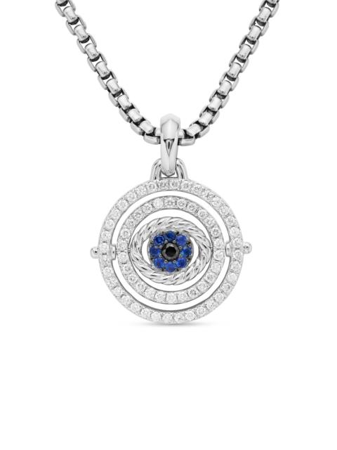 DAVID YURMAN Women's Evil Eye Mobile Amulet with Diamonds - Light Blue Sapphire