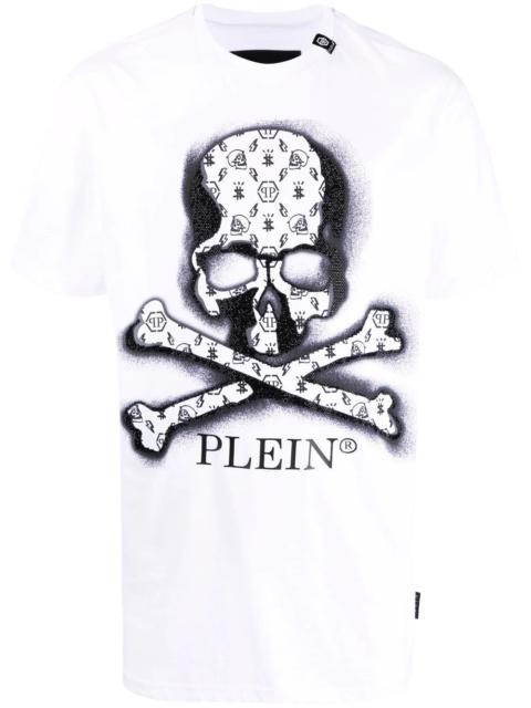 PHILIPP PLEIN skull-print logo T-shirt