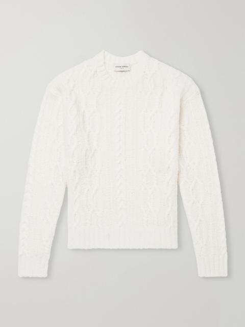 OFFICINE GÉNÉRALE Remy Cable-Knit Wool-Blend Bouclé Sweater