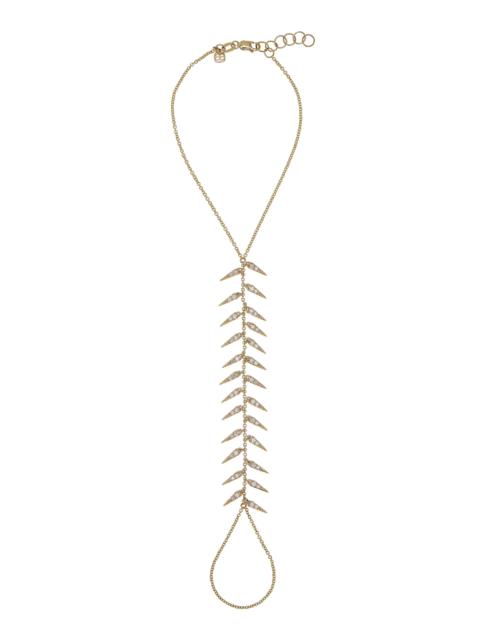 SYDNEY EVAN Princess 14K Yellow Gold Bracelet gold