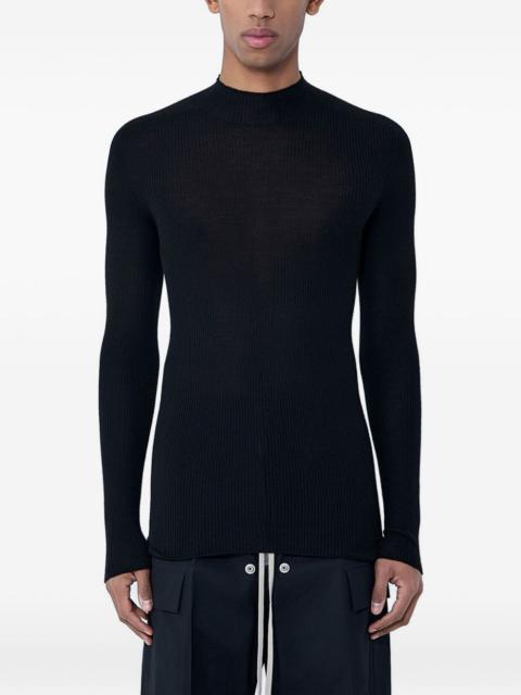 Rick Owens ribbed high-neck top