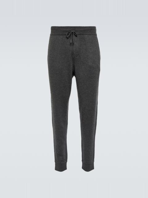 Wool and cashmere sweatpants