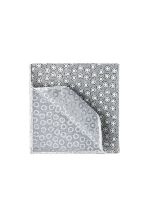 Brunello Cucinelli polka-dot silk pocket square