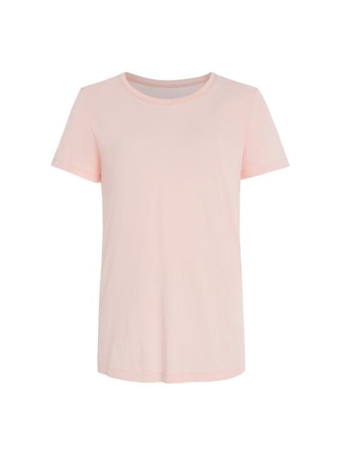 Another Tomorrow Exclusive Cotton T-Shirt pink