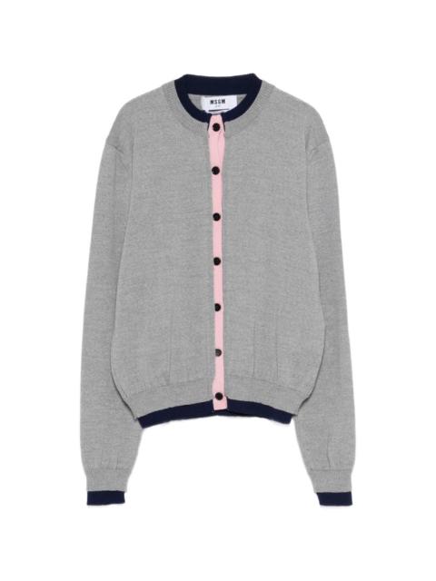 MSGM crew-neck cardigan