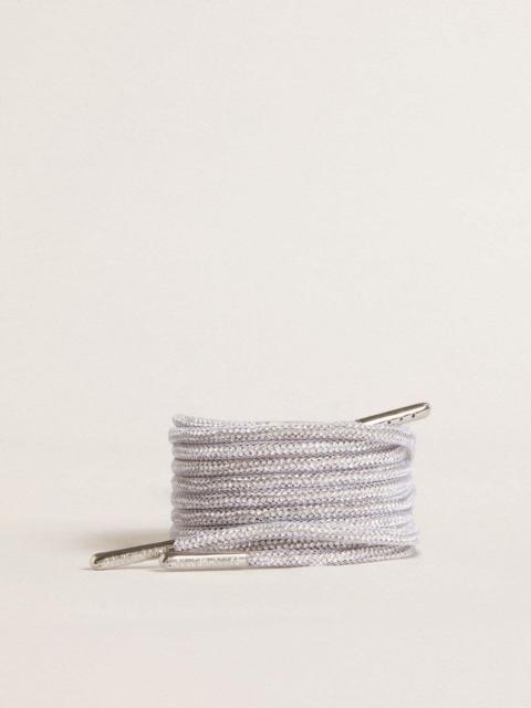 Golden Goose Silver cotton laces