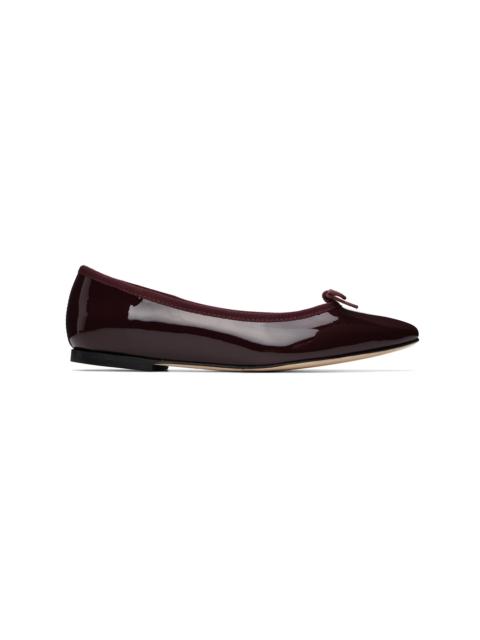 Repetto Burgundy Cendrillon Pointed-Toe Ballerina Flats