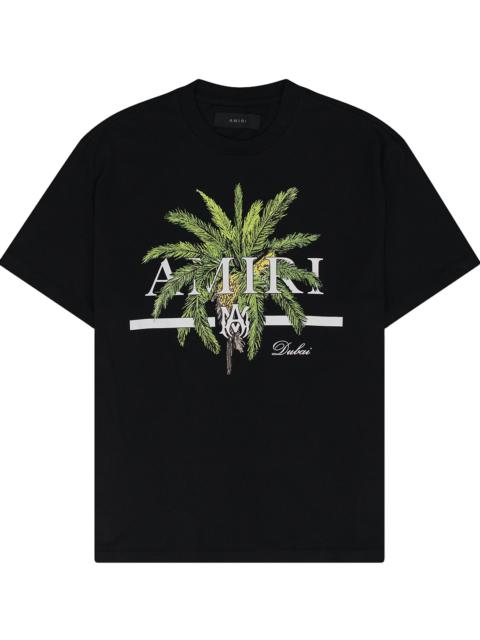 AMIRI Palm Tree Tee "Black" EXMJT526 001