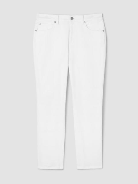 EILEEN FISHER Garment-Dyed Organic Cotton Denim Slim Jean