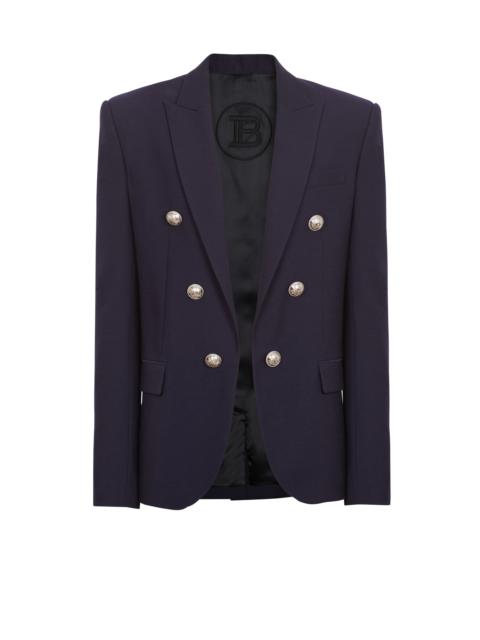 Balmain Double-breasted Jersey blazer