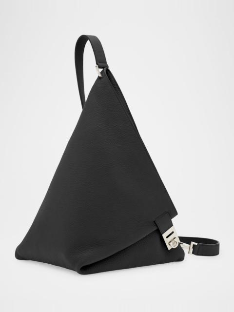 FERRAGAMO Men's Twins Leather Triangle Shoulder Bag