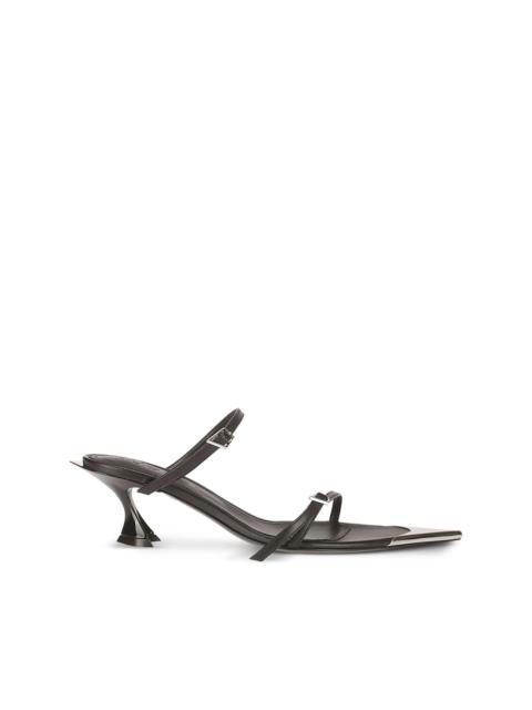 MUGLER Fang 55mm leather sandals