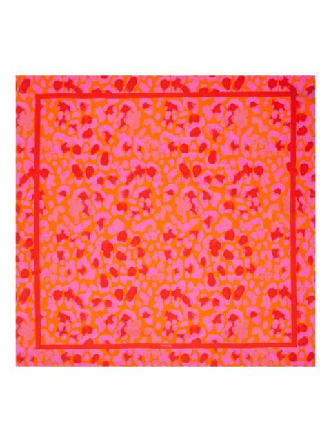 Vilebrequin Unisex Silk Scarf New Leopard