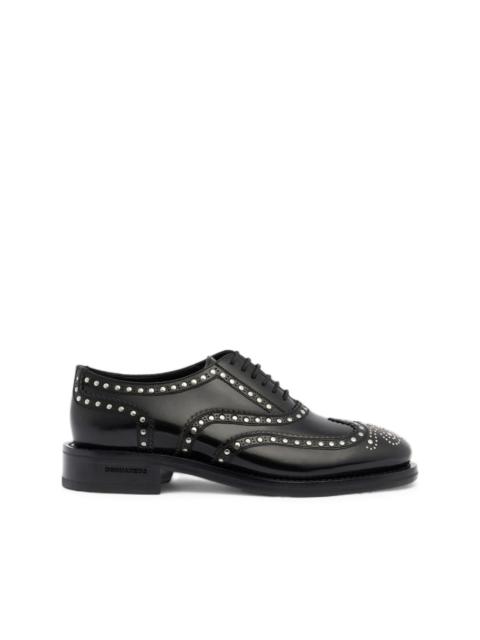 DSQUARED2 studded classic evening oxford shoes