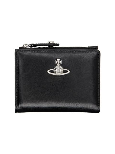 Vivienne Westwood Black Slim Flap Card Holder