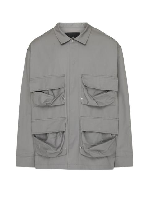 Long-sleeve overshirt