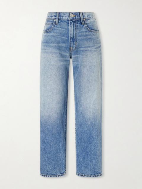 SLVRLAKE Hunter Cropped Mid-rise Straight-leg Jeans